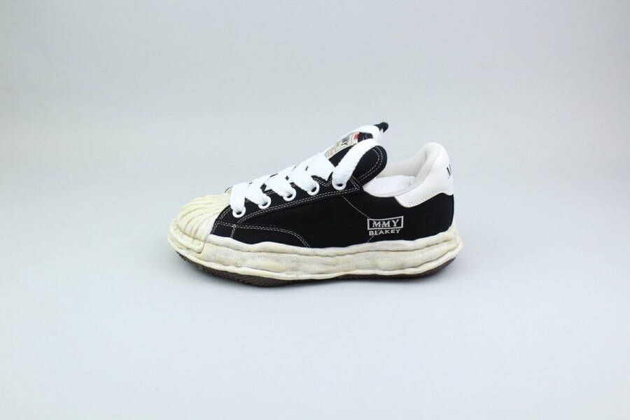 Maison Mihara Yasuhiro Canvas Low Distressed Midsole 'Black White'