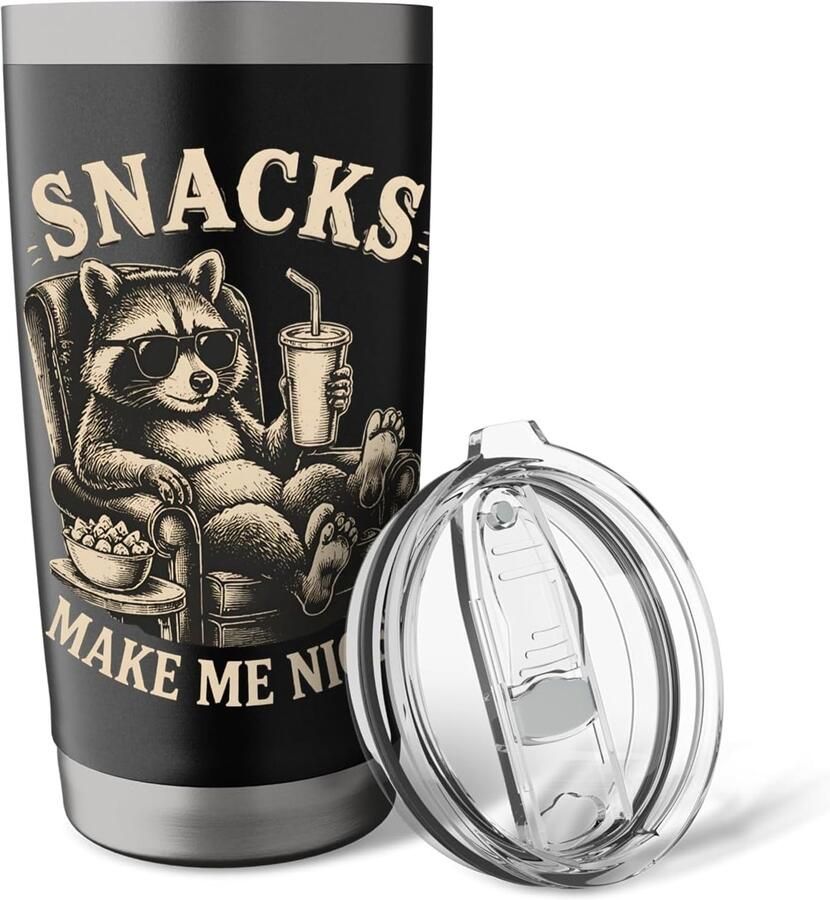 Maken me leuker: dubbelwandige thermosbeker voor snackliefhebbers