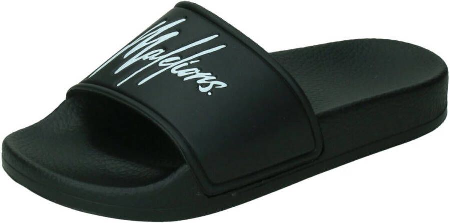 Malelions signature slides in de kleur zwart