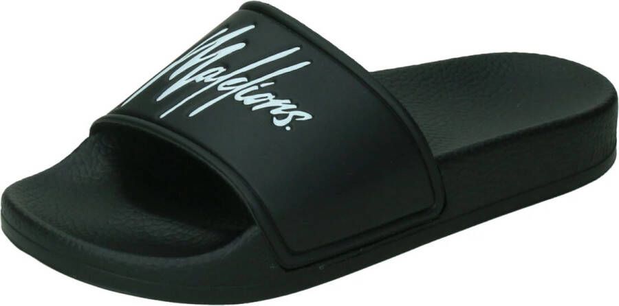 Malelions signature slides in de kleur zwart
