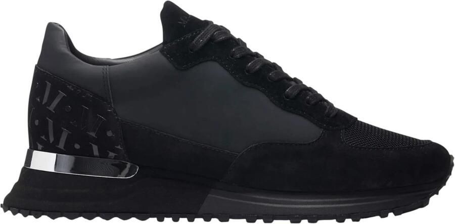 Mallet London Zwarte Urban Trainer met M Monogram Black Heren