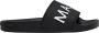 Mallet London Zwarte Logo Slide met Modern Ontwerp Black Heren - Thumbnail 1