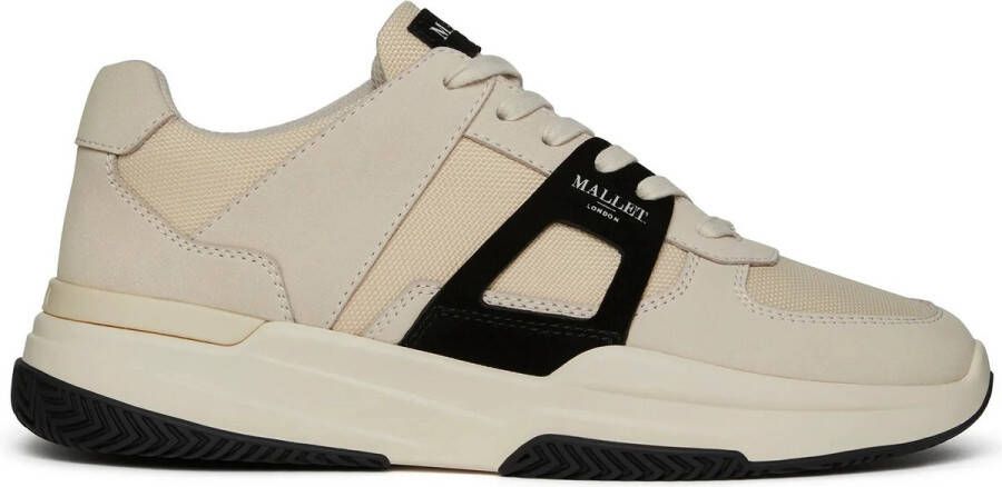 Mallet London Beige Dust Sneaker Marquess Stijl Beige Heren