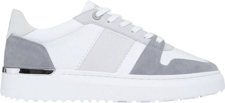 Mallet London Heren Sneaker Wit TE1124 WHTGRY Hoxton Lite
