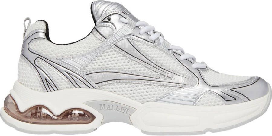 Mallet London Heren Sneaker Wit TE3095 CHRWHT JUPITER
