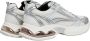 Mallet London Witte Chrome Bubble Heel Sneakers White Heren - Thumbnail 4
