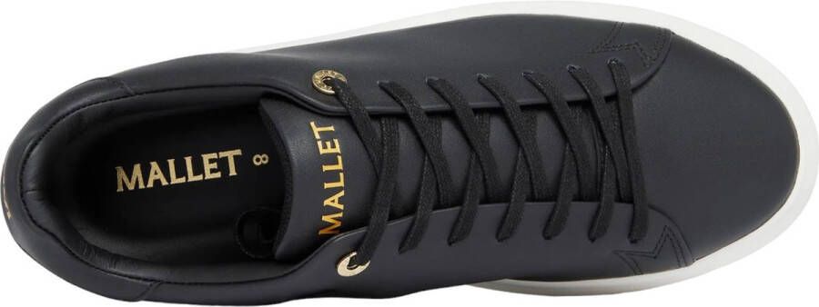 Mallet London Heren Sneaker Zwart TE1154 BLKGLD GRFTR - Foto 2
