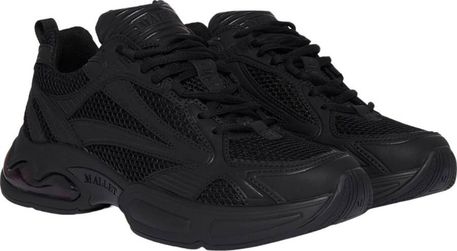 Mallet London Heren Sneaker Zwart TE3095 TPB Jupiter