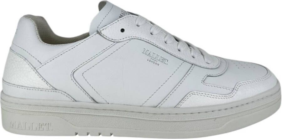 Mallet London Heren Sneakers Wit TE1080 TPW Barnsley
