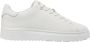 Mallet London Witte leren sneakers met glanzende details - Thumbnail 1
