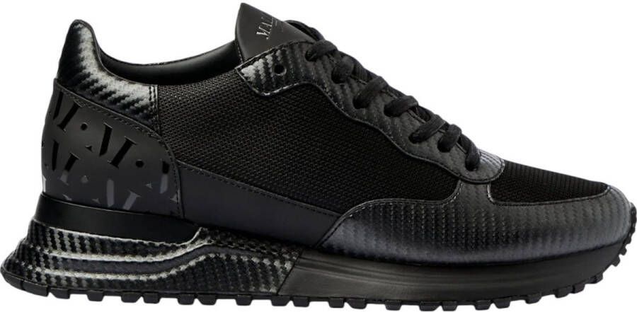 Mallet London Heren Sneakers Zwart TE2050 CFTPB Popham