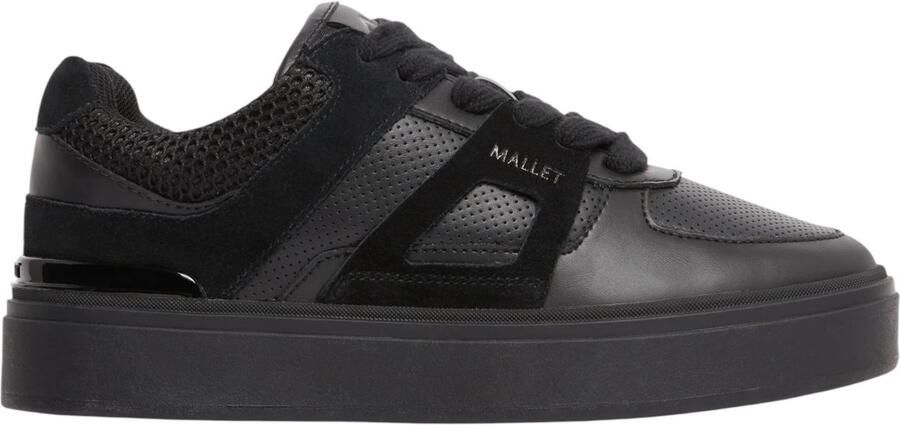 Mallet London Heren Sneaker Zwart Fenchurch