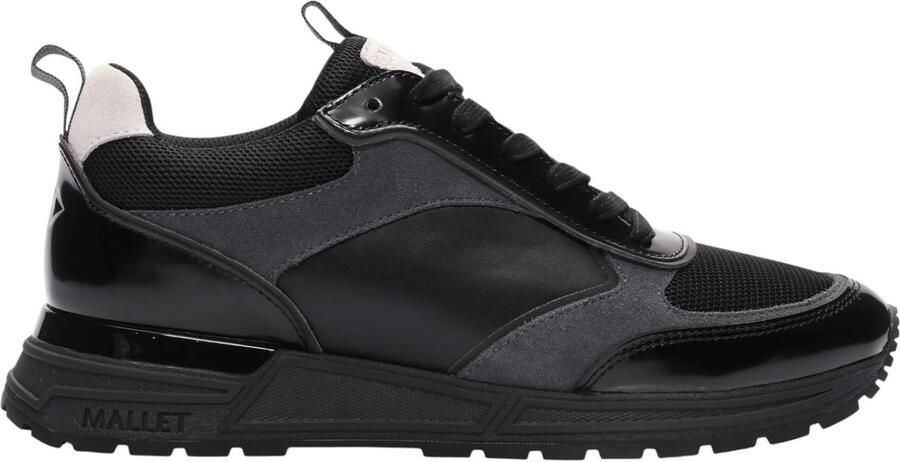 Mallet London Heren Sneaker Zwart TE3040BLKICE Bethnal