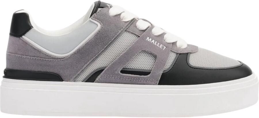 Mallet London Heren Sneakers Grijs MLA26P3370BXG Fenchurch