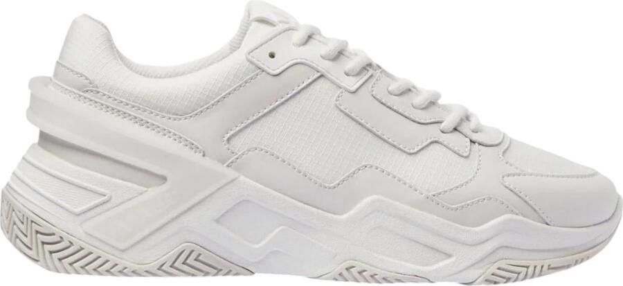 Mallet London Witte Chunky Sneakers met Verse Zool