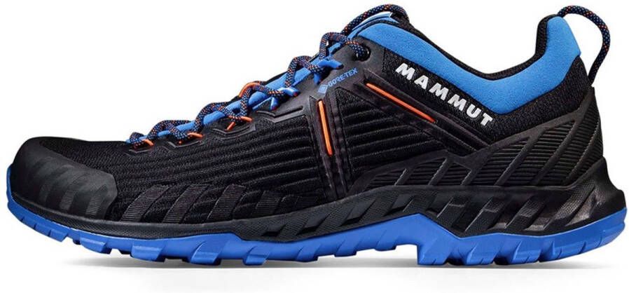 Mammut Alnasca Knit III Low GTX Approachschoenen 2 3 blauw zwart