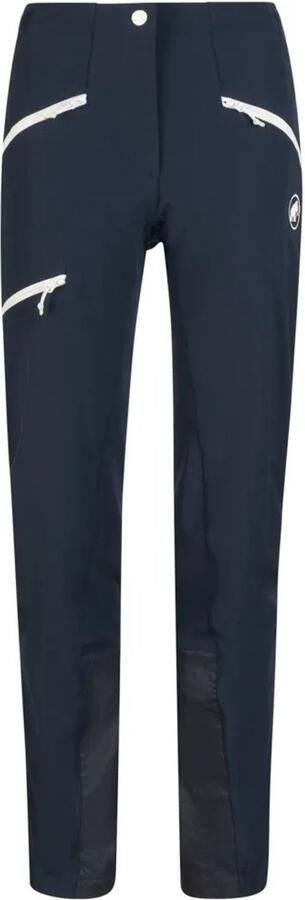 Mammut Eisfeld Advanced Softshell Broek Blauw 40 Short Vrouw