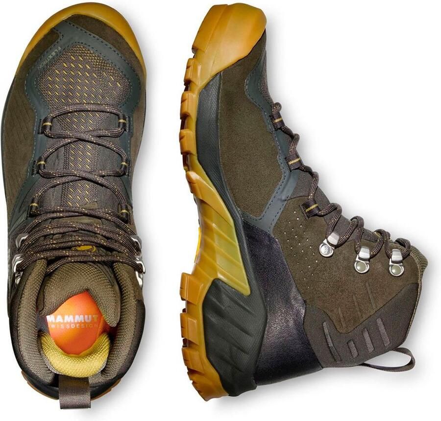 Mammut Sapuen High Goretex Wandelschoenen Dark Tin Amber Green Dames - Foto 2