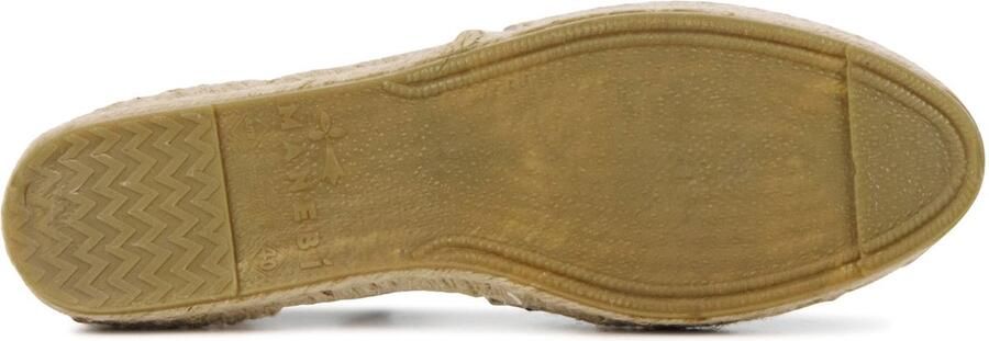 Manebi Espadrilles Female Instappers Damesschoenen Canvas U25P0 Zwart combi - Foto 5