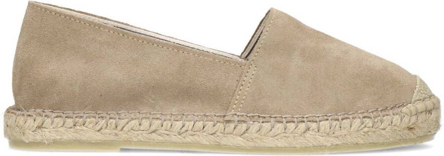 Manfield Dames Beige suède espadrilles - Foto 3