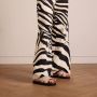 Manfield Dames Beige suède sandalen - Thumbnail 2