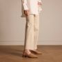 Manfield suède slingback loafers beige - Thumbnail 2