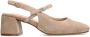 Manfield Dames Beige suède slingbacks - Thumbnail 2