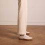 Manfield Dames Beige suède sneakers - Thumbnail 1