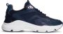Manfield Dames Blauwe denim sneakers - Thumbnail 1