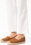 Manfield Dames Cognac suède espadrilles - Thumbnail 2