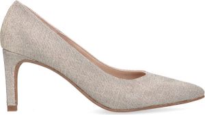 Manfield Dames Goudkleurige glitterpump