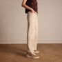 Manfield Dames Leopard sneakers met ponyhair - Thumbnail 1