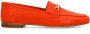 Manfield Dames Rode leren loafers - Thumbnail 2