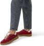 Manfield Dames Rode suède sneakers - Thumbnail 1
