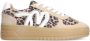 Manfield Dames Suède leopard sneakers met details - Thumbnail 1