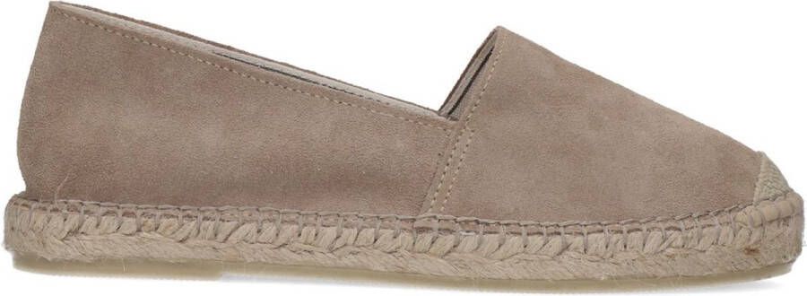Manfield Dames Taupe suède espadrilles - Foto 2