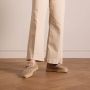 Manfield Dames Taupe suède espadrilles met chain - Thumbnail 2