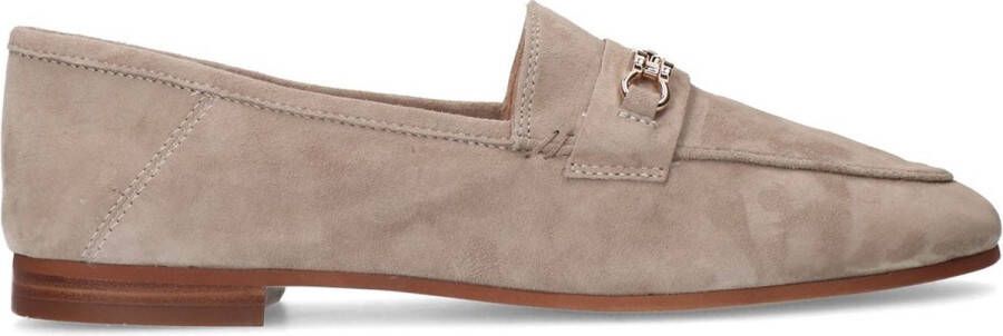 Manfield Dames Taupe suède loafers
