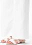 Manfield Dames Off white leren slippers - Thumbnail 7