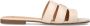 Manfield Dames Witte leren slippers - Thumbnail 2
