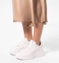 Manfield Dames Witte leren sneakers - Thumbnail 1
