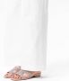 Manfield Dames Zilveren glitter slippers - Thumbnail 2