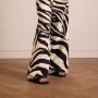 Manfield Dames Zwarte gevlochten slippers met gesp - Thumbnail 2