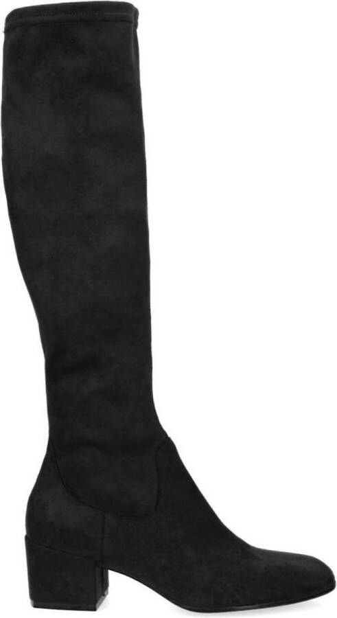 Manfield Dames Zwarte hoge laarzen - Foto 2