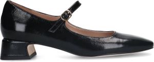 Manfield Dames Zwarte lakleren Mary Jane pumps