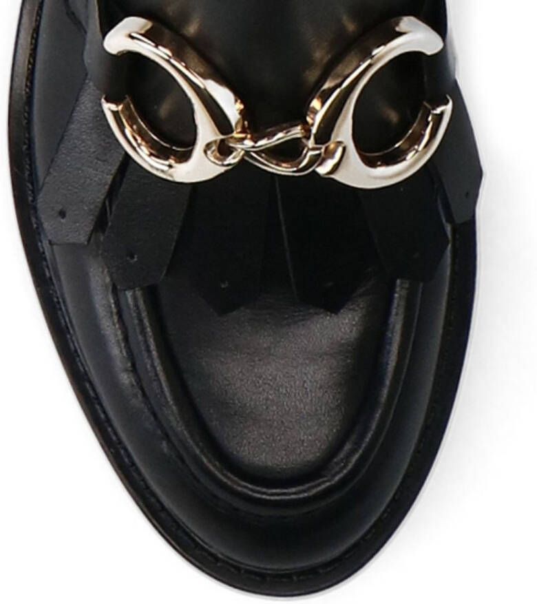 Manfield Dames Zwarte leren laarsjes - Foto 2