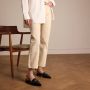 Manfield Dames Zwarte leren slingbacks - Thumbnail 2