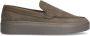 Manfield Heren Antraciete nubuck loafers - Thumbnail 2