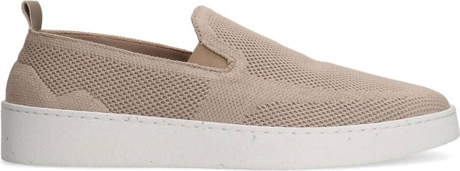 Manfield Heren Beige knit fabric loafers - Foto 2