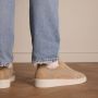 Manfield Heren Beige knit fabric sneakers - Thumbnail 2